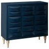 Madison Park Rubrix 3-Drawer Chest, Navy