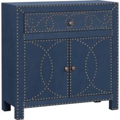 Florian Double-Door Cabinet, Navy
