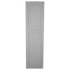 Fruitville Shaker Style Frameless Recessed Wood Pantry Cabinet, 14x44, Primed Gr