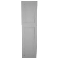 Fruitville Shaker Style Frameless Recessed Wood Pantry Cabinet, 14x44, Primed Gr