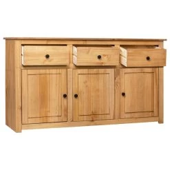 VidaXL Solid Wood Pine Sideboard Panama Range Storage Cabinet Chest Furniture -High End Kitchen 0da14ae3009b70c6 5060 w800 h800 b1 p0