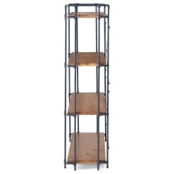 Mercia Industrial 4 Shelf Firwood Bookcase, Antique Brown -High End Kitchen 14b1a27101b02d8e 9028 w800 h800 b1 p0