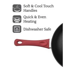 Saflon Titanium Nonstick Sauce Pan With Glass Lid, PFOA Free, Red, 2-Quart -High End Kitchen 15a1dc940b32a568 2642 w800 h800 b1 p0