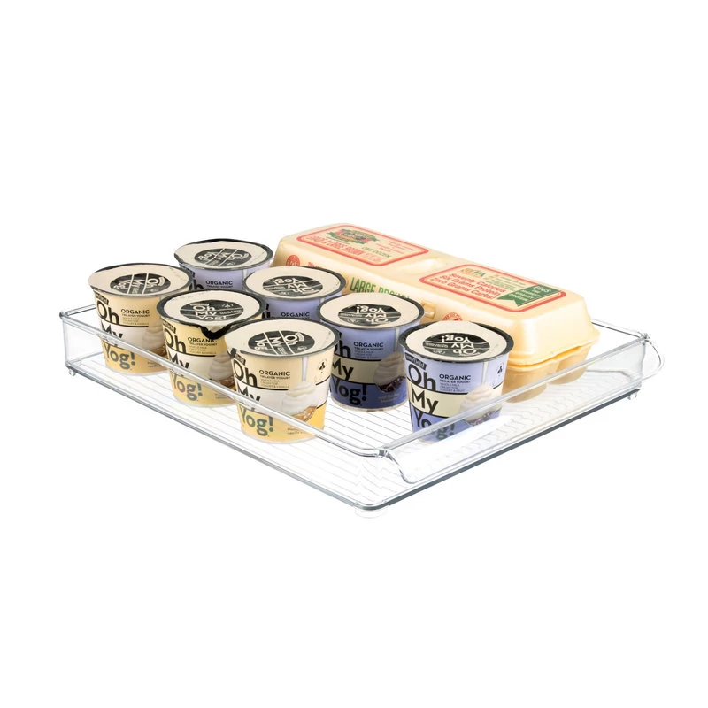 IDesign Fridge And Freeze Binz, 12"x2" Tray, Clear 2 IDesign Fridge And Freeze Binz, 12"x2" Tray, Clear - Image 2