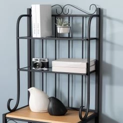 Boraam Praha Metal Bakers Rack With Black Finish 12503 -High End Kitchen 17316be10f44179f 1421 w800 h800 b0 p0