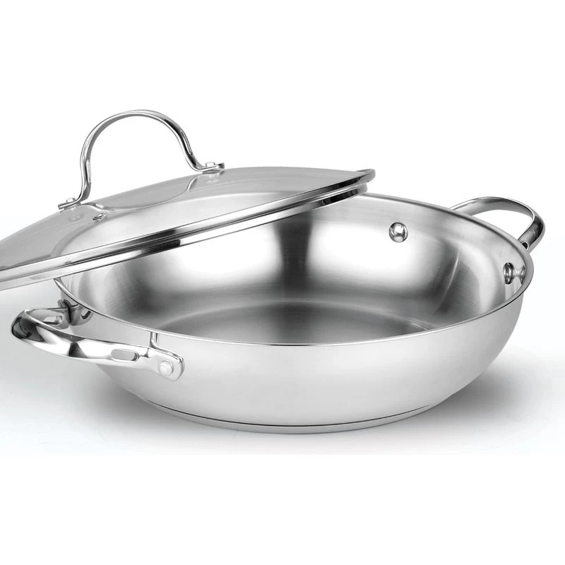 Cooks Standard 02502 Classic Everyday Chef Stir Fry Pan, 12"/30 Cm, Silver 1 Cooks Standard 02502 Classic Everyday Chef Stir Fry Pan, 12"/30 Cm, Silver