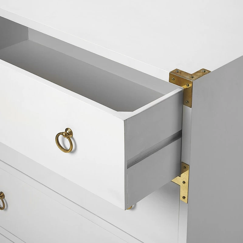 Butler Forster Glossy White Chest 4 Butler Forster Glossy White Chest - Image 4