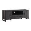 Walker Edison 60" Ash Gray Wood TV Stand Console, Charcoal