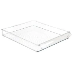 IDesign Fridge And Freeze Binz, 12"x2" Tray, Clear