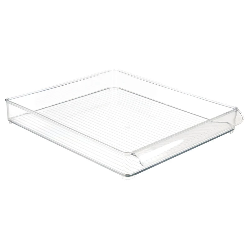 IDesign Fridge And Freeze Binz, 12"x2" Tray, Clear 1 IDesign Fridge And Freeze Binz, 12"x2" Tray, Clear