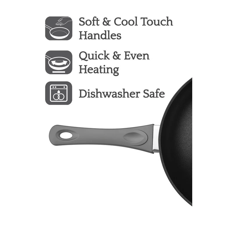 Saflon Titanium Nonstick Sauce Pan With Glass Lid, PFOA Free, 3-Quart 4 Saflon Titanium Nonstick Sauce Pan With Glass Lid, PFOA Free, 3-Quart - Image 4