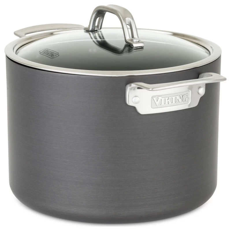Viking Hard Anodized Nonstick 8 Qt Stock Pot, 24 Cm 2 Viking Hard Anodized Nonstick 8 Qt Stock Pot, 24 Cm - Image 2