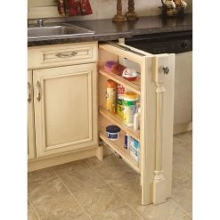 Wood Base Filler Pull Out Organizer For New Kitchen Applications, 9" 13 Wood Base Filler Pull Out Organizer For New Kitchen Applications, 9" -High End Kitchen 2b211f350258588a 8036 w800 h800 b0 p0