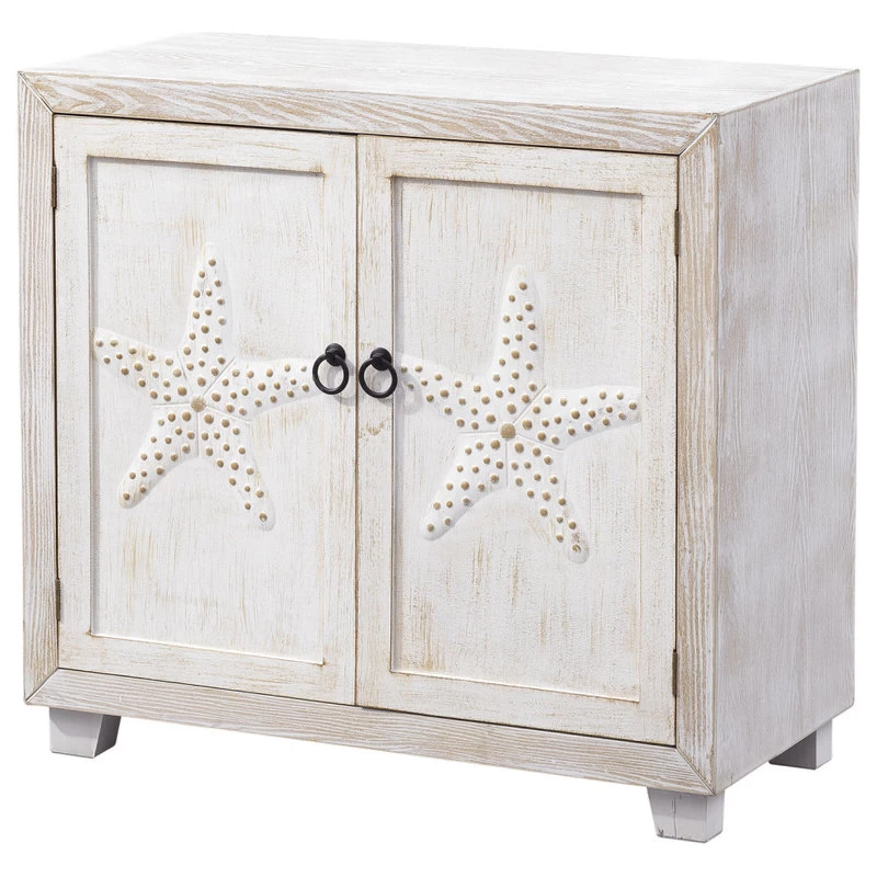 Coast To Coast Imports Stars Of The Sea Two Tone Two Door Cabinet 1 Coast To Coast Imports Stars Of The Sea Two Tone Two Door Cabinet