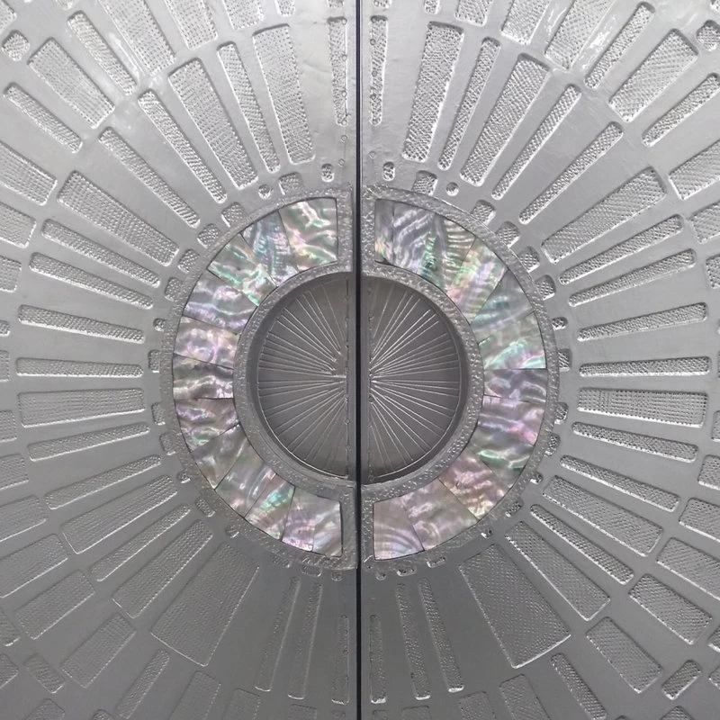 Jonathan Adler Talitha Cabinet, Nickel 4 Jonathan Adler Talitha Cabinet, Nickel - Image 4