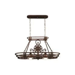 Kenroy Home Dorada 2-Light Pot Rack Gilded Copper Finish - 90304GC