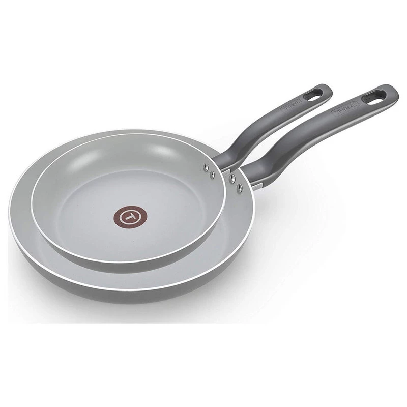 Initiatives Ceramic Black 8.5" And 10.5" Fry Pan Set 1 Initiatives Ceramic Black 8.5" And 10.5" Fry Pan Set