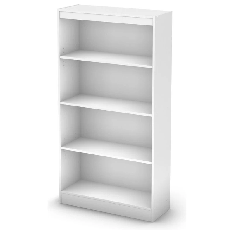 South Shore Furniture South Shore Axess 4-Shelf Bookcase, Pure White 2 South Shore Furniture South Shore Axess 4-Shelf Bookcase, Pure White - Image 2