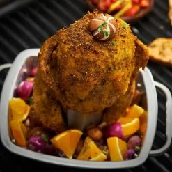 Broil King Stainless Steel Chicken Roaster With Pan -High End Kitchen 35c1bac8007f2a5d 3398 w800 h800 b0 p0