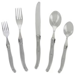 Laguiole 20-Piece Stainless Steel Flatware Set, Service For 4 By French Home
