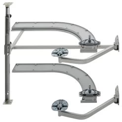 Solid Surface 2-Shelf Blind Corner Organizer For Blind Left Cabinet, Gray, 33" 18 Solid Surface 2-Shelf Blind Corner Organizer For Blind Left Cabinet, Gray, 33" -High End Kitchen 3b0150a1025859eb 8040 w800 h800 b1 p0