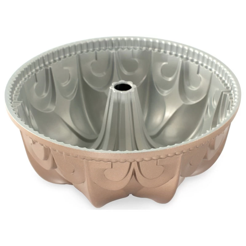 Nordic Ware Non-Stick Cast Aluminum Fleur De Lis Bundt Pan, 9 Inch 2 Nordic Ware Non-Stick Cast Aluminum Fleur De Lis Bundt Pan, 9 Inch - Image 2