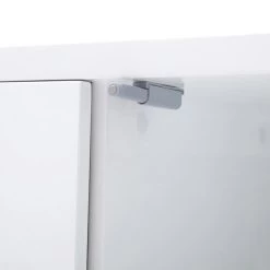 70.6" Modern Neve Buffet White Lacquer Polished Stainless Steel Legs -High End Kitchen 3c610b710e332f39 8169 w800 h800 b0 p0