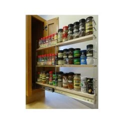 2x3x22 Spice Rack Drawer, Cream -High End Kitchen 3f311aea098b55f9 5341 w800 h800 b0 p0