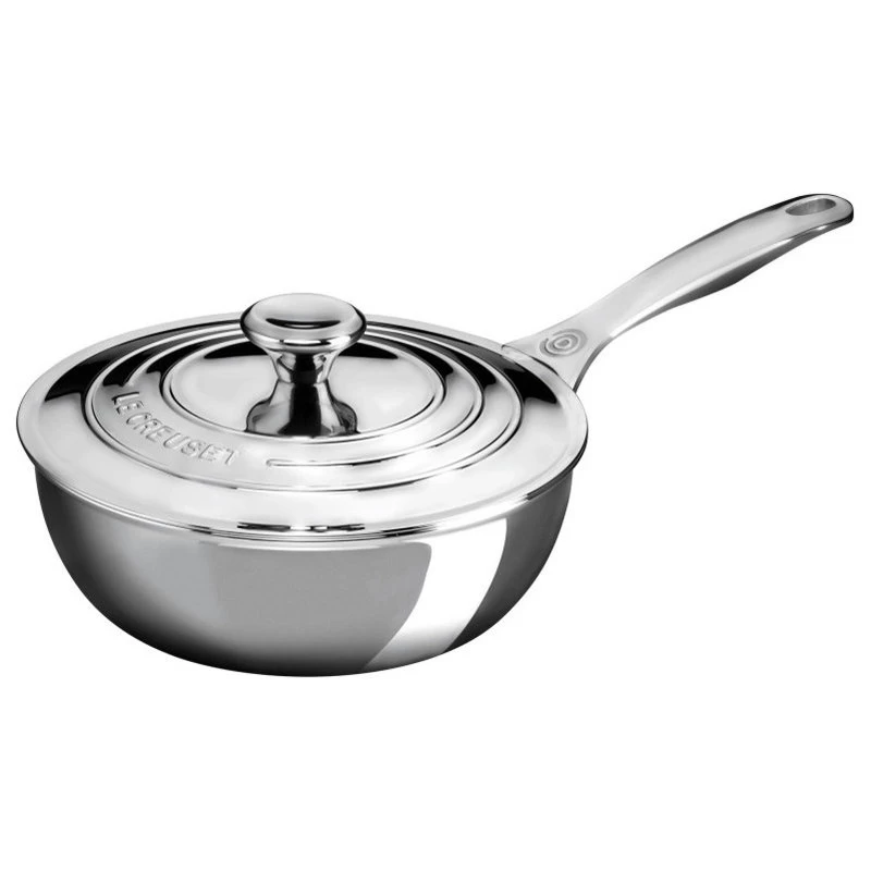 Le Creuset 2-Quart, Saucier Pan With Lid2016 House Special, Stainless Steel 1 Le Creuset 2-Quart, Saucier Pan With Lid2016 House Special, Stainless Steel