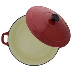 Chasseur 7.1-quart French Enameled Cast Iron Round Dutch Oven, Red -High End Kitchen 4361fafb0ba4fa64 8661 w800 h800 b1 p0
