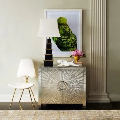 Jonathan Adler Talitha Cabinet, Nickel 25 Jonathan Adler Talitha Cabinet, Nickel -High End Kitchen 455155bb0f08a6b6 9798 w800 h800 b0 p0