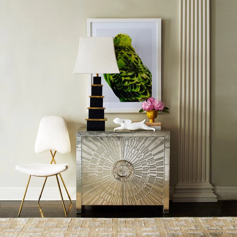 Jonathan Adler Talitha Cabinet, Nickel 10 Jonathan Adler Talitha Cabinet, Nickel - Image 10