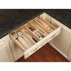 Wood Trim To Fit Utility Drawer Insert Organizer, 2.88", 24"W 7 Wood Trim To Fit Utility Drawer Insert Organizer, 2.88", 24"W -High End Kitchen 465137dd0e7a5d7e 4709 w800 h800 b0 p0