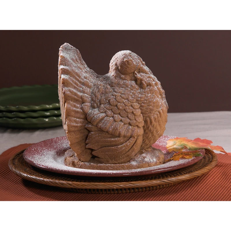 Nordic Ware Platinum Bakeware Turkey Dual Shapes Cake Pan 2 Nordic Ware Platinum Bakeware Turkey Dual Shapes Cake Pan - Image 2