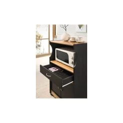 Microwave Kitchen Cart, Black-Beech -High End Kitchen 4c21c97f0112b6a2 1938 w800 h800 b0 p0