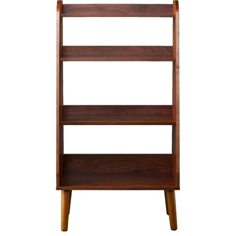 Berritza Midcentury Modern Bookshelf - Wood Grain 2 Berritza Midcentury Modern Bookshelf - Wood Grain - Image 2