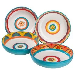 Galicia 40 Oz Pasta/Soup Bowl, Set Of 4 -High End Kitchen 5071fe180daf25d3 9016 w800 h800 b1 p0