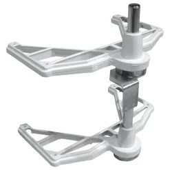 Pivot Out Half Moon 2-Shelf Organizer For Blind Corner Cabinets, White, 33"W -High End Kitchen 52b1f91f0e7a6349 8042 w800 h800 b1 p0