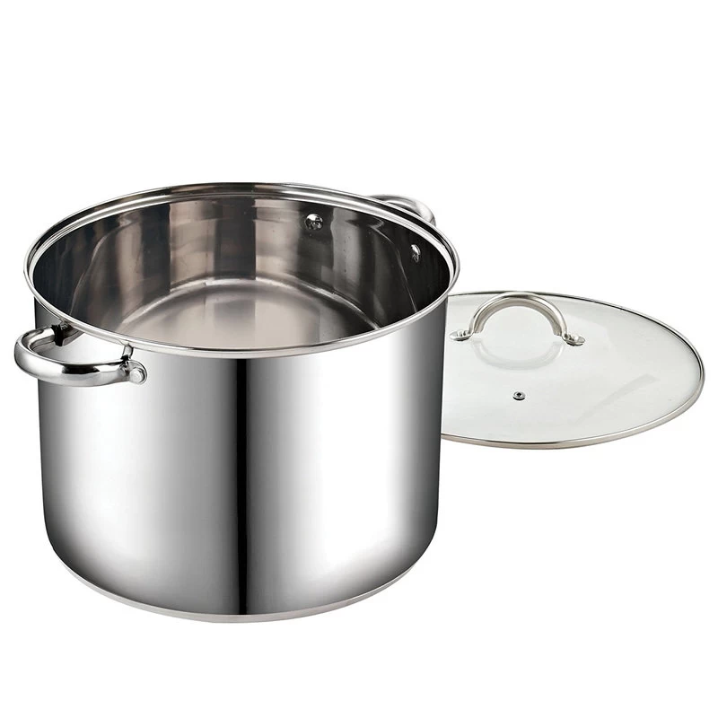 Cook N Home 16 Quart Stainless Steel Stockpot With Lid 2 Cook N Home 16 Quart Stainless Steel Stockpot With Lid - Image 2