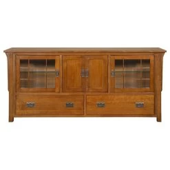 Mission Quarter Sawn Oak 72" TV Stand, Media Console