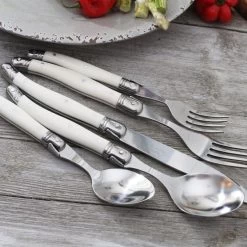 20 Piece Laguiole Faux Ivory Flatware Set -High End Kitchen 56d183d40026be0e 7330 w800 h800 b0 p0