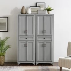 Crosley Tara 2-Piece Pantry Set, Distressed Gray 2 Pantries 22 Crosley Tara 2-Piece Pantry Set, Distressed Gray 2 Pantries -High End Kitchen 58a159270f73baff 0945 w800 h800 b0 p0