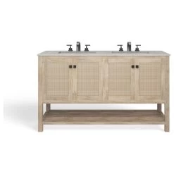 The Kerry Bathroom Vanity, Double Sink, 60", Natural, Freestanding -High End Kitchen 59011cae03d99bdf 7519 w800 h800 b1 p0