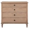 Madison Park Signature Victoria Nightstand, 4-Drawer Dresser