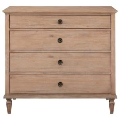 Madison Park Signature Victoria Nightstand, 4-Drawer Dresser