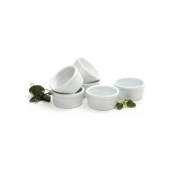 Norpro White Porcelain 4 Ounce Ramekin, Set Of 6 -High End Kitchen 5e81e05a06e310c9 8600 w800 h800 b1 p0