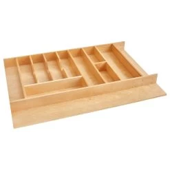 Wood Trim To Fit Utility/Cutlery Drawer Insert Organizer, 2.88"