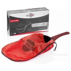 Saflon Titanium Nonstick Sauce Pan With Glass Lid, PFOA Free, Red, 2-Quart -High End Kitchen 5fe151940b32a3fa 2642 w800 h800 b1 p0