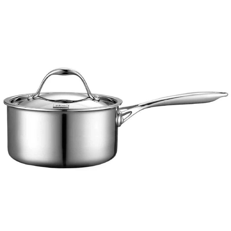 Cooks Standard Multi-Ply Clad Stainless-Steel Covered Sauce Pan, 1.5-Quart 2 Cooks Standard Multi-Ply Clad Stainless-Steel Covered Sauce Pan, 1.5-Quart - Image 2