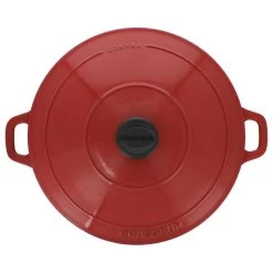 Chasseur 7.1-quart French Enameled Cast Iron Round Dutch Oven, Red -High End Kitchen 6381c5410ba4fa64 8661 w800 h800 b1 p0